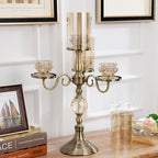 58cm 4-Slots Glass Candle Holder