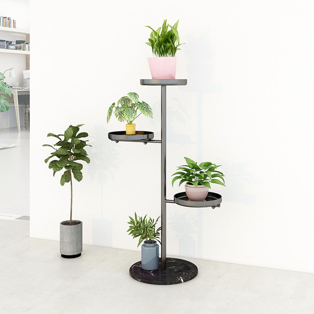 3 Tier Black Round Plant Stand