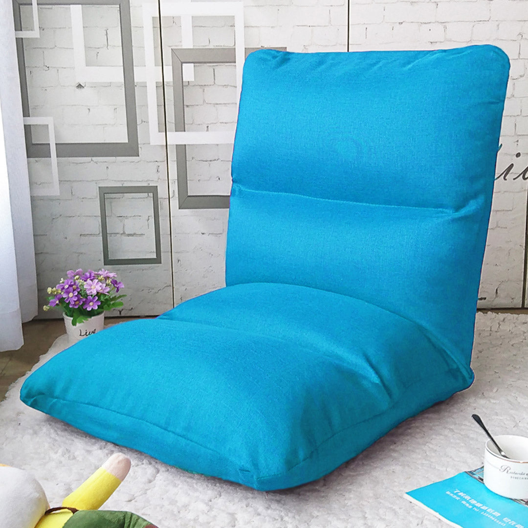 Floor Recliner Lazy Sofa Blue