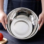 SOGA 3Pcs Polished Stainless Steel Mixing Bowl