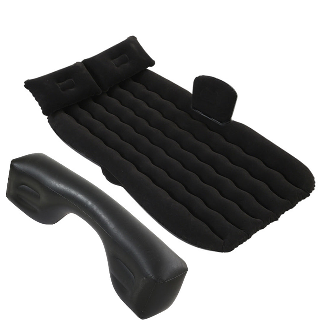 Black Ripple Inflatable Car Mattress
