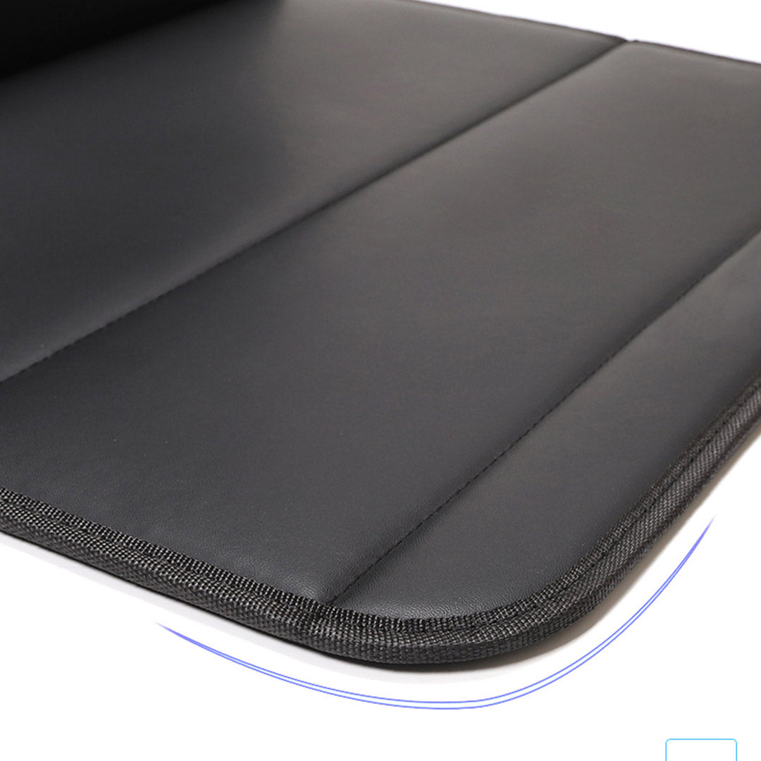Leather Car Boot Foldable Trunk Cargo Organizer Box Black Small