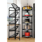 5 Tier Steel Triangular  Corner Stand