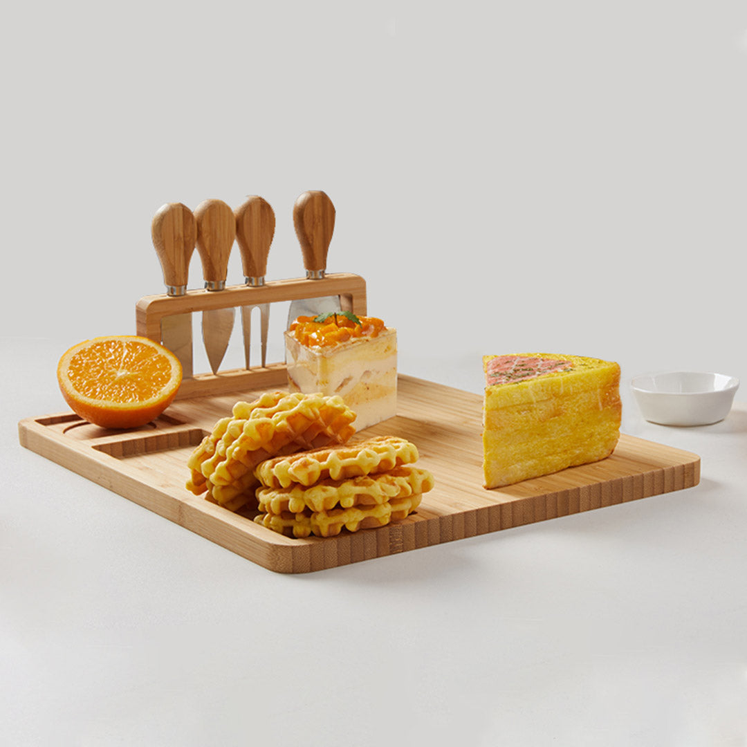 36cm Brown Rectangle Wood Cheese Board