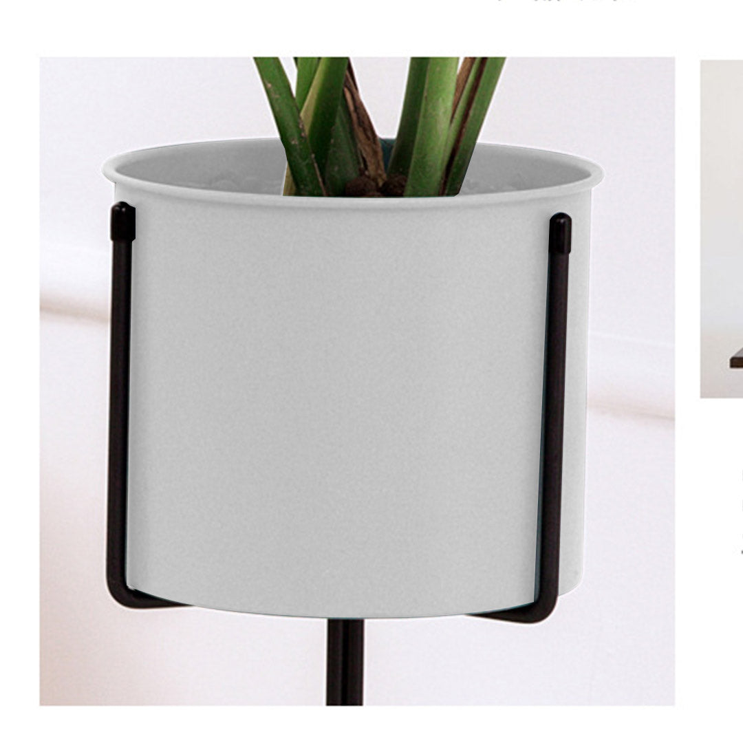 80CM Modern Tripod White Pot Holder Rack