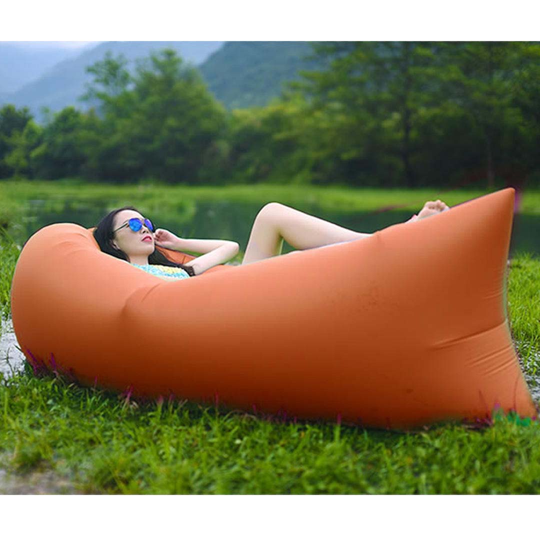 Inflatable Air Sofa Orange