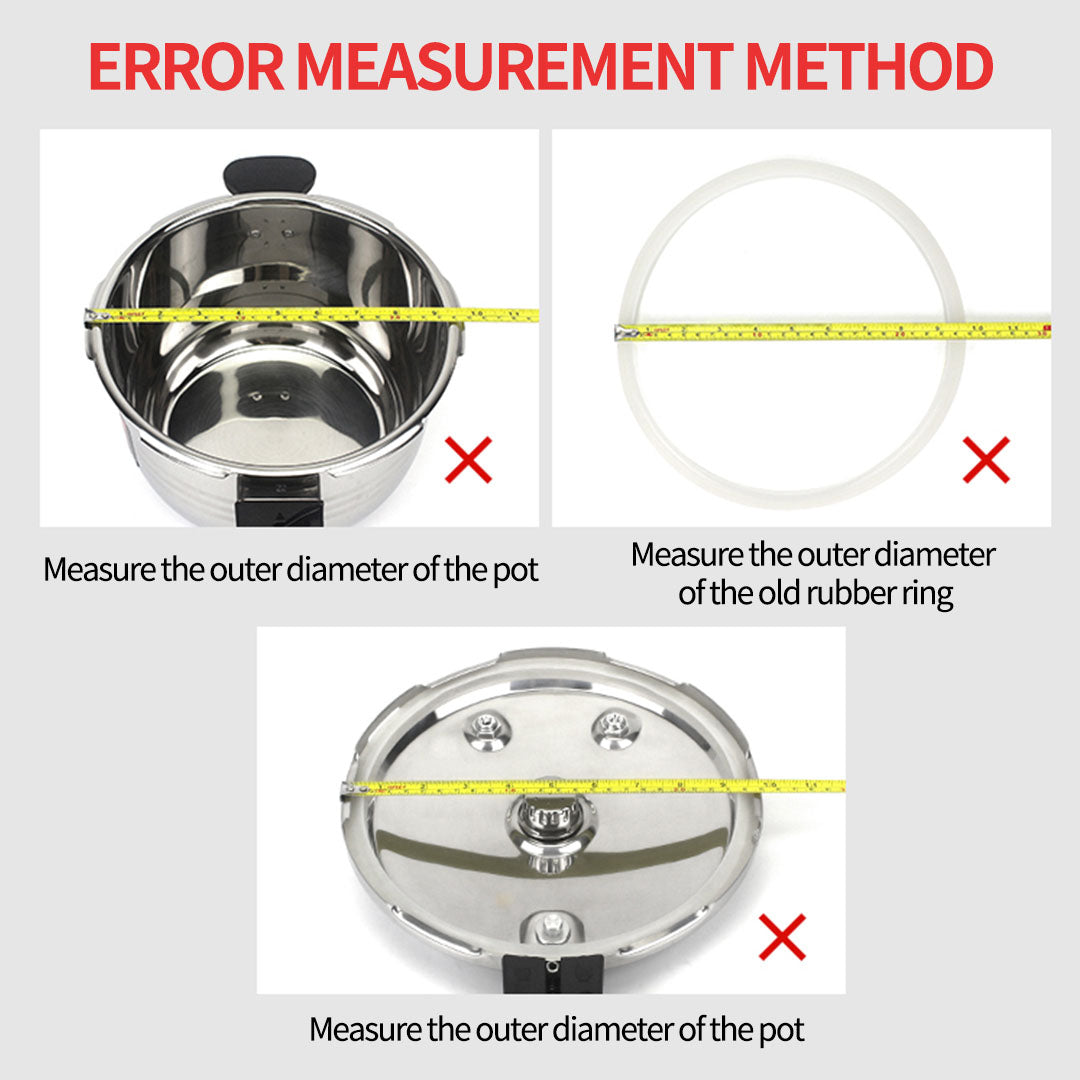 Silicone Pressure Cooker Rubber Seal Ring Replacement