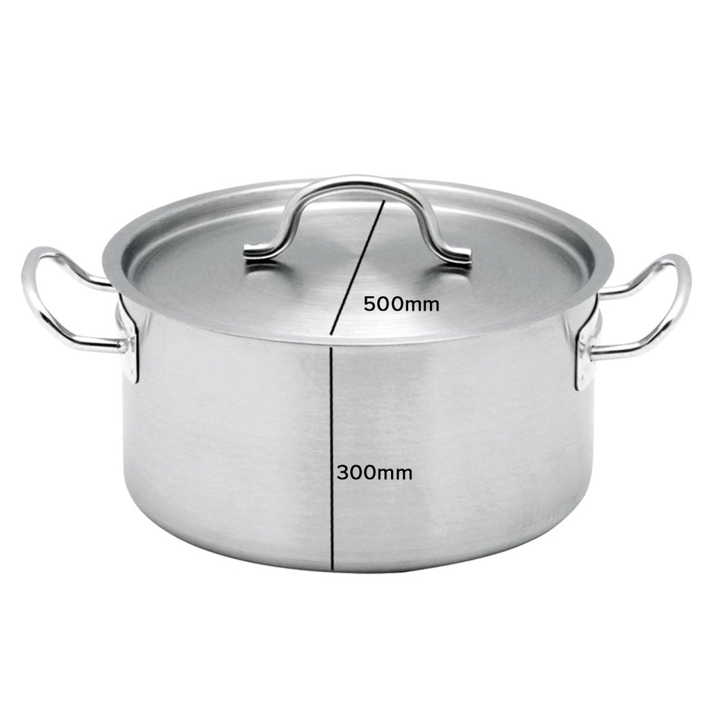 58L Top Grade 18/10 Stainless Steel Stockpot