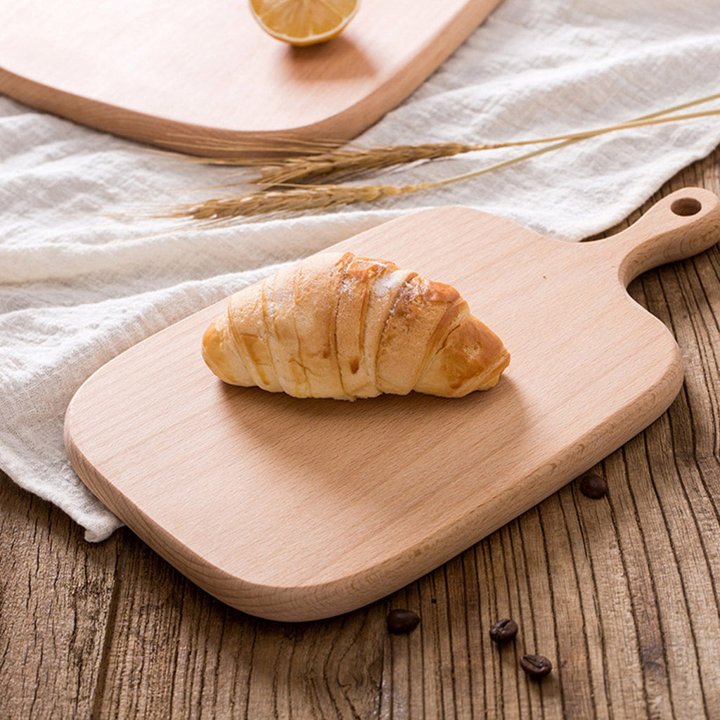 33cm Brown Rectangle Wooden Serving Tray