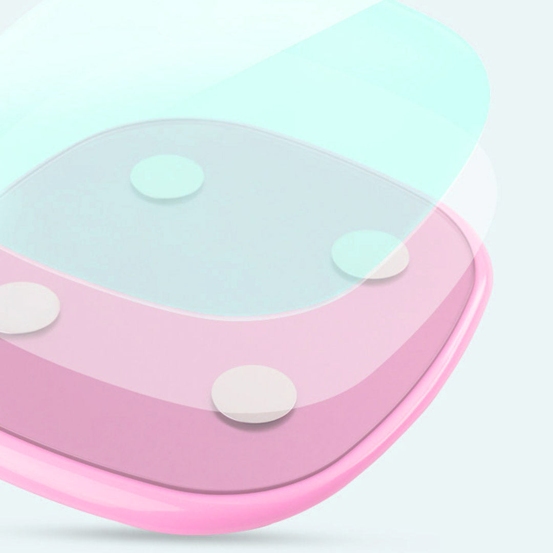 180kg Digital Fitness Electronic Scales Pink