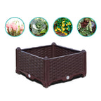 160X51CM Garden Plastic Planter Box with Legs