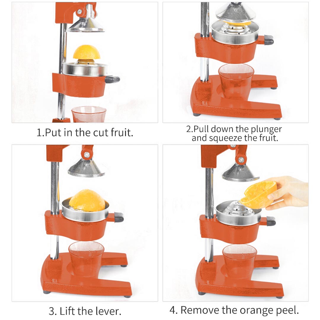 Commercial Manual Juicer Orange