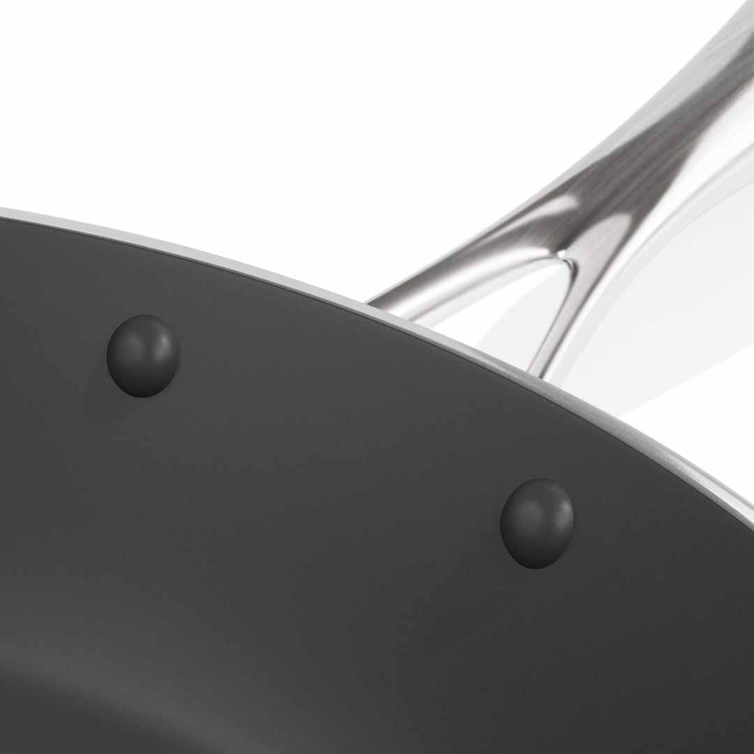 30cm Stainless Steel FryPan Non Stick Skillet