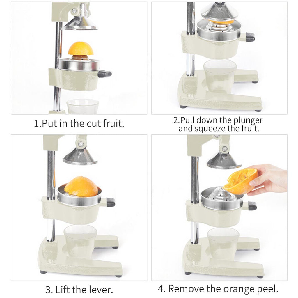 Commercial Manual Juicer White