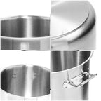 113L Top Grade 18/10 Stainless Steel Stockpot No Lid