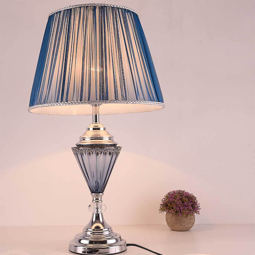 Elegant Table Lamp with Warm Shade