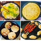 SOGA Smart Induction Cooktop and 30cm Cast Iron Frying Pan Sizzle Platter