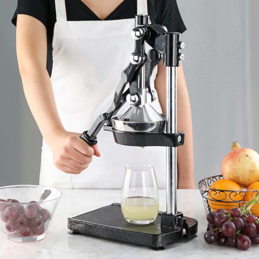 Stainless Steel Manual Juicer Squeezer Black
