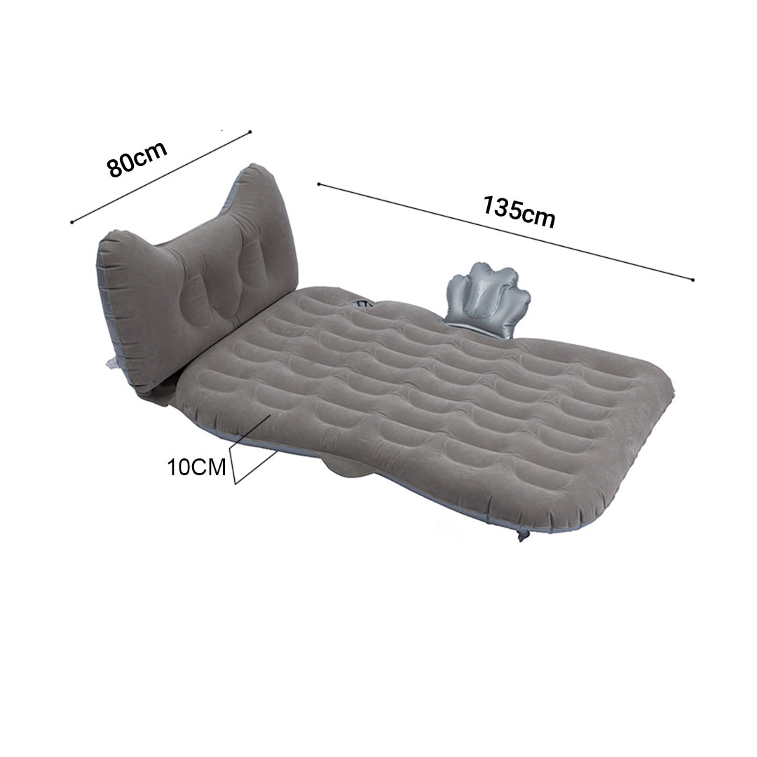 Grey Honeycomb Inflatable Car Mattress