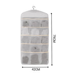 Grey Dual Hanging Storage Bag