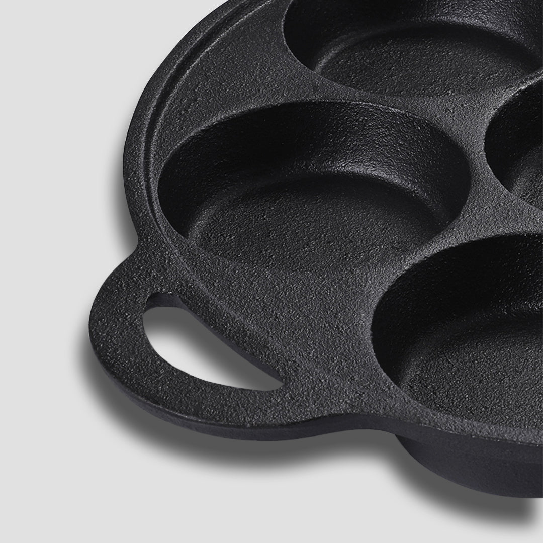 31.5cm Cast Iron Takoyaki Grill Mold