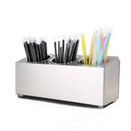 18/10 Stainless Steel Commercial Cutlery Holder with 3 Holes
