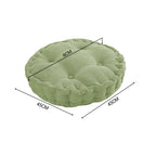 Green Plush Round Cushion