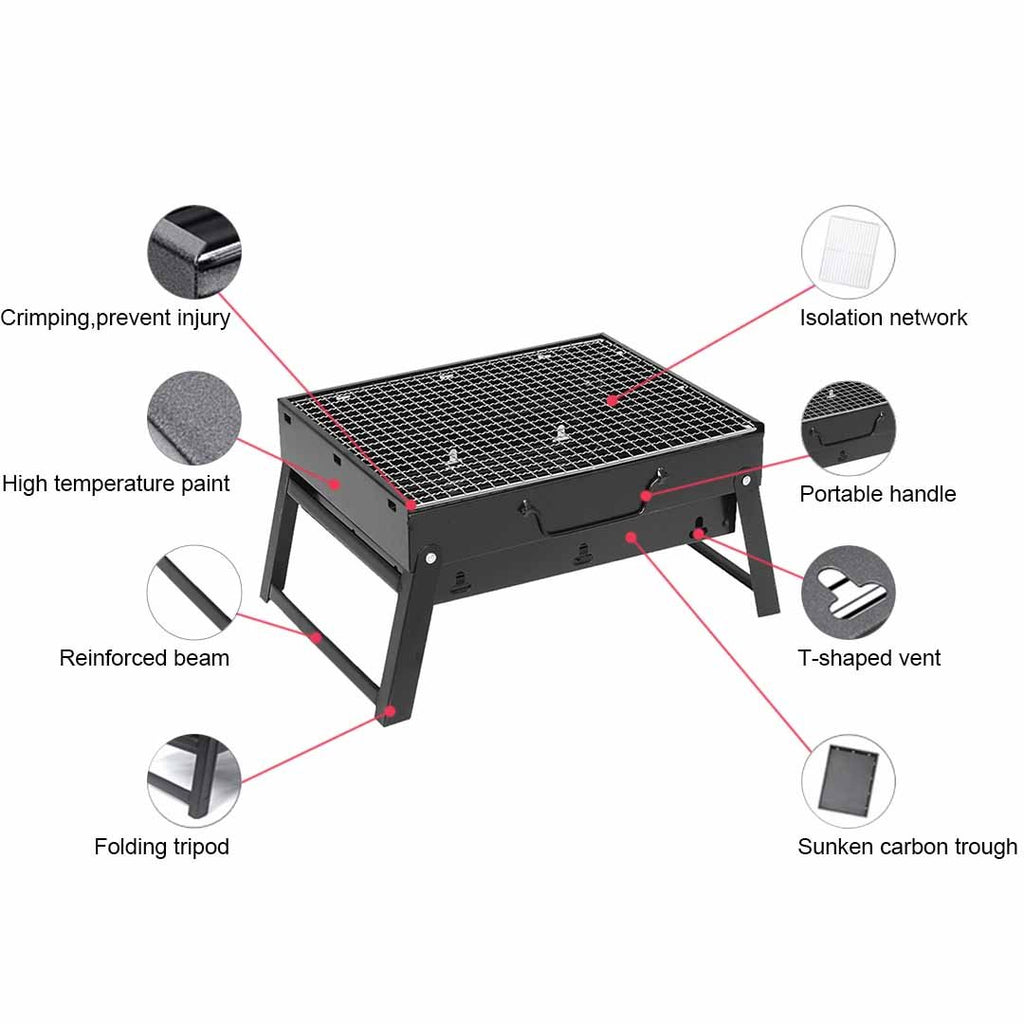 Portable Mini Folding Box-type Grill – Soga International