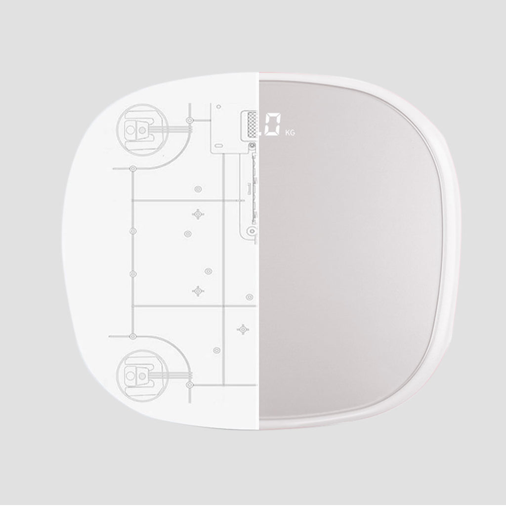 180kg Digital Fitness Electronic Scales White