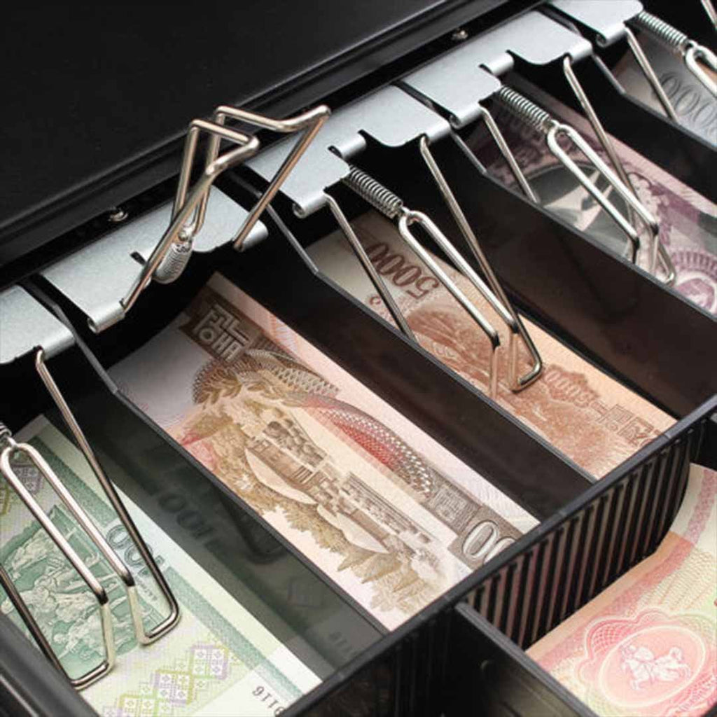 Electronic Cash Drawer 4 Bills 8 Coins Tray Pos 410