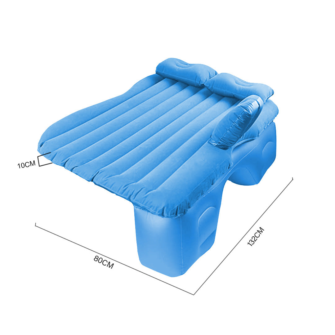 Blue Stripe Inflatable Car Mattress