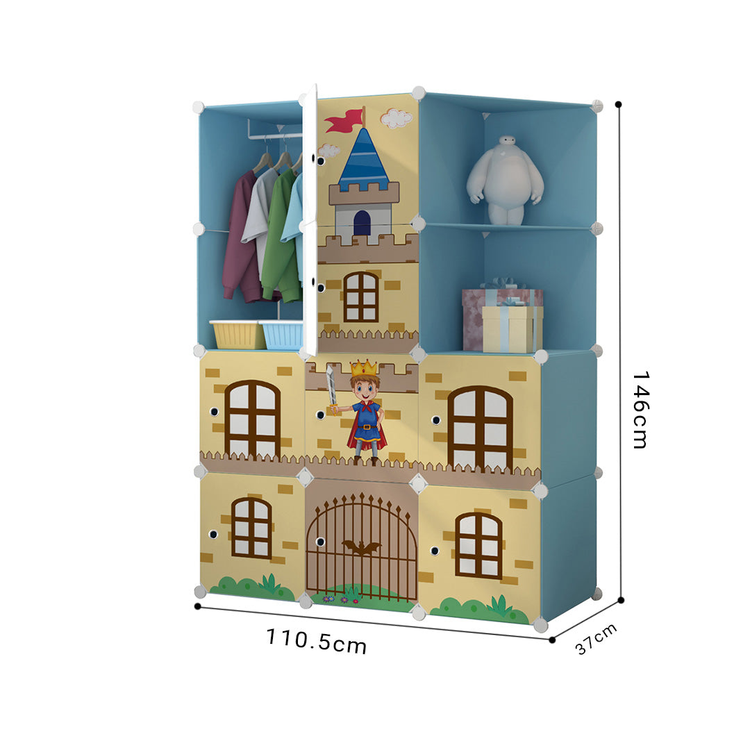 10 Cubes Blue Castle Wardrobe