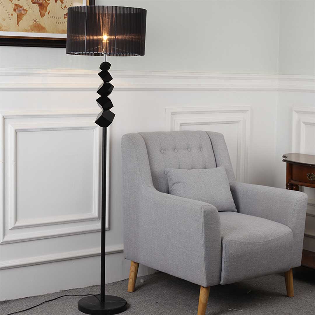Floor Lamp with Dark Shade