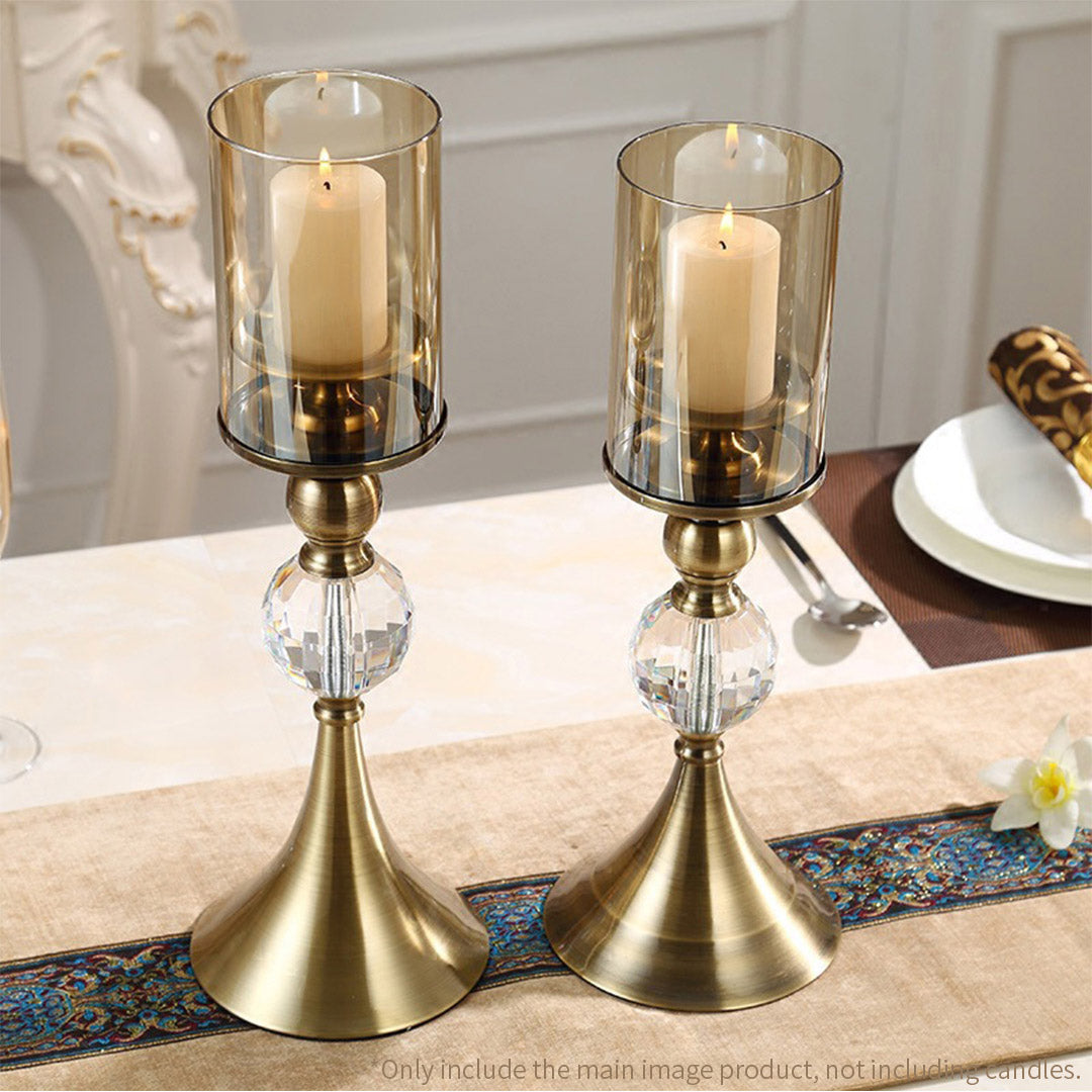 43cm 38cm Glass Candle Holder