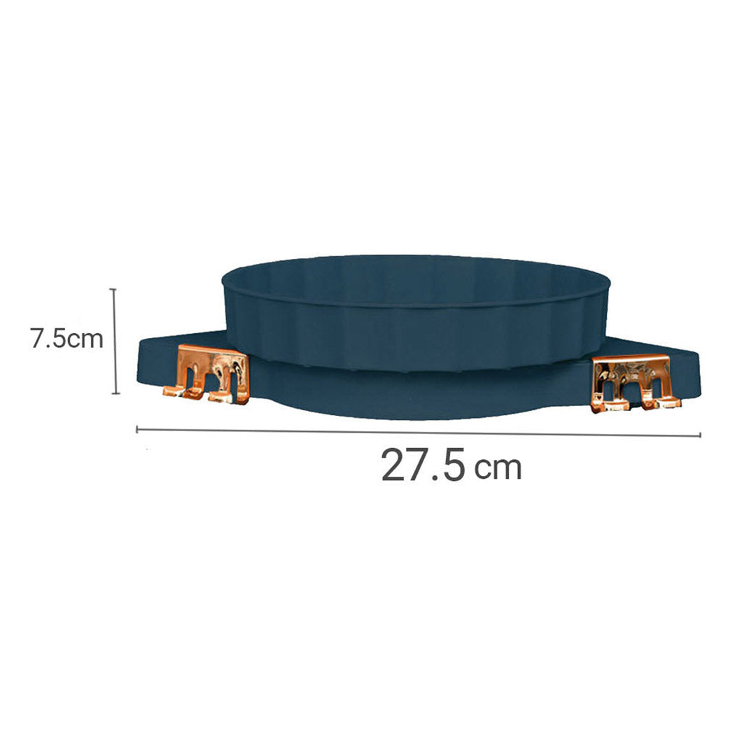 Green 360 Degree Wall-Mounted Rotating Bathroom Organiser