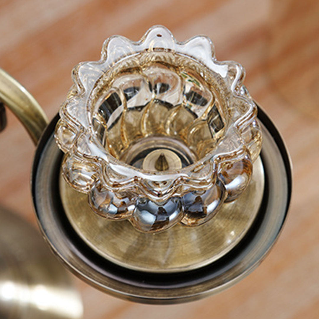 58cm 4-Slots Glass Candle Holder