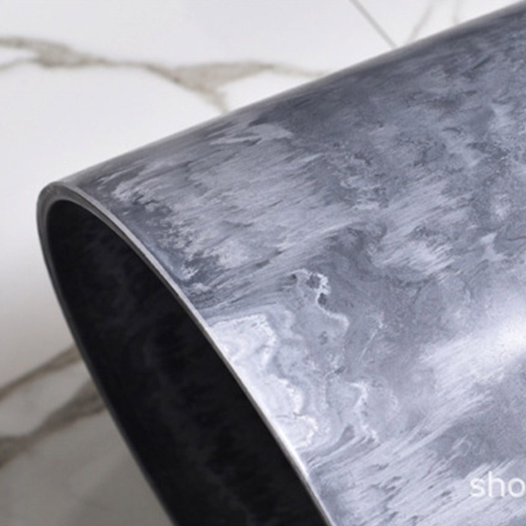 37cm Weathered Grey Round Resin Planter