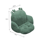 Green Dino Shape Seat Cushion