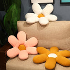 Pink Daisy Flower Shape Cushion