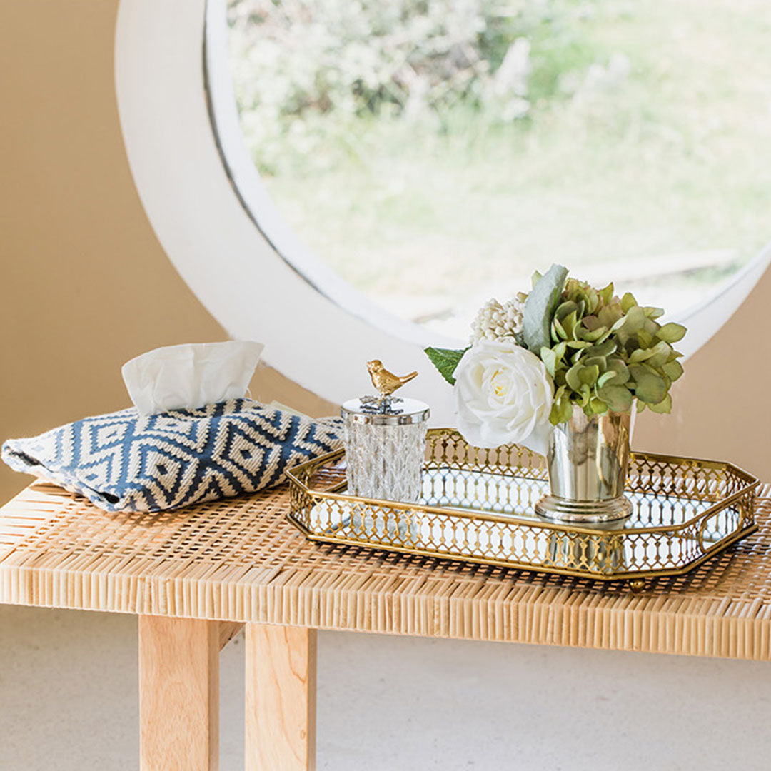 35cm Rectangular Vanity Tray with Handles
