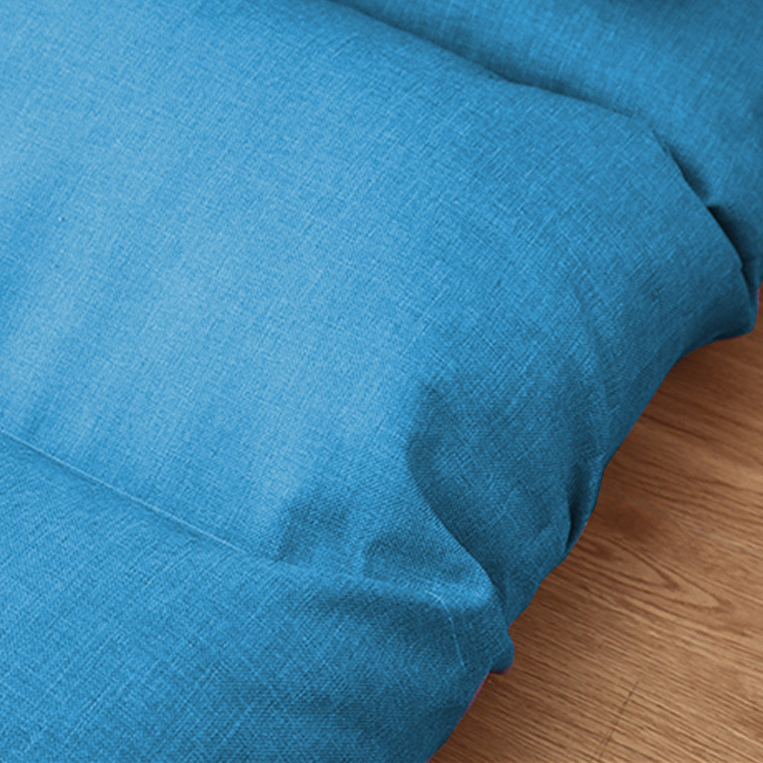 Floor Recliner Lazy Sofa Blue