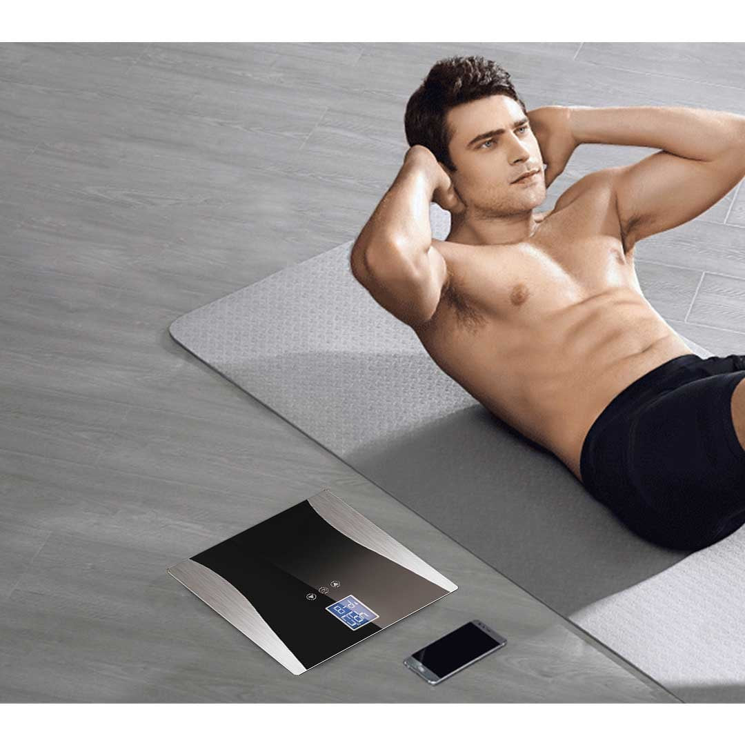 Wireless Digital Body Fat Scale Black
