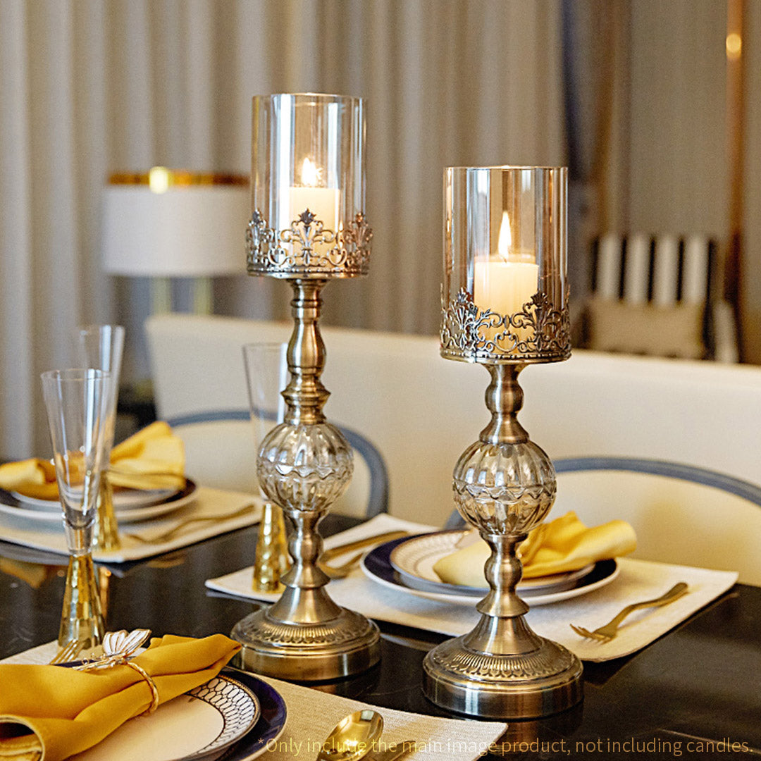 48cm Glass Candle Holder