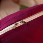 120cm Burgundy Princess Headboard Pillow