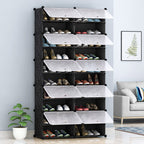 10 Tier 2 Column Shoe Rack Organizer