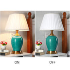 Ceramic Table Lamp Green