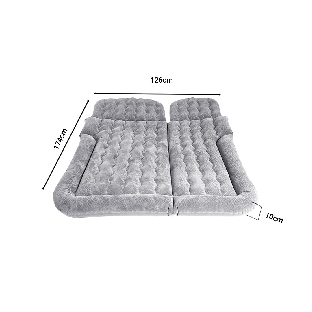 Grey Inflatable Car Boot Mattress