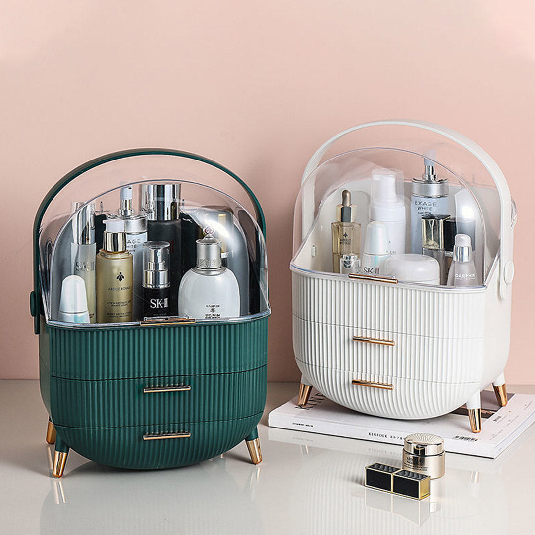Green Cosmetic Jewelry Storage Organiser Set