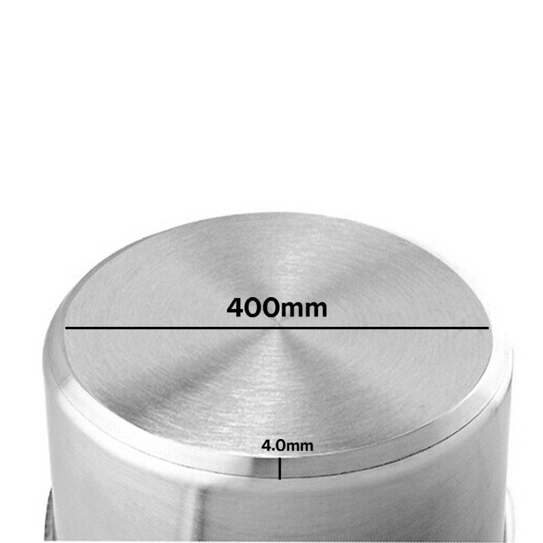 50L 18/10 Stainless Steel Stockpot with Perforated Pasta Strainer