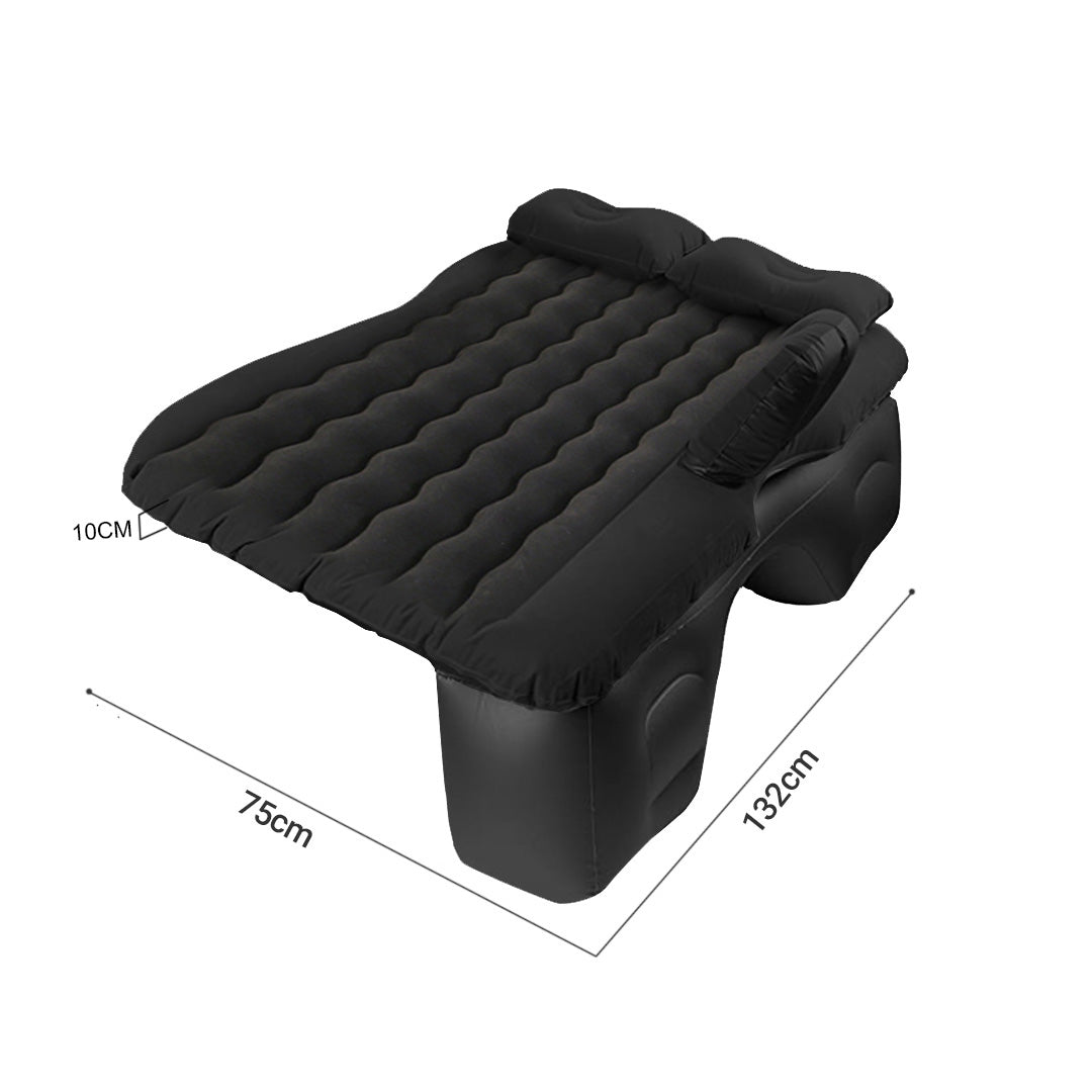 Black Ripple Inflatable Car Mattress